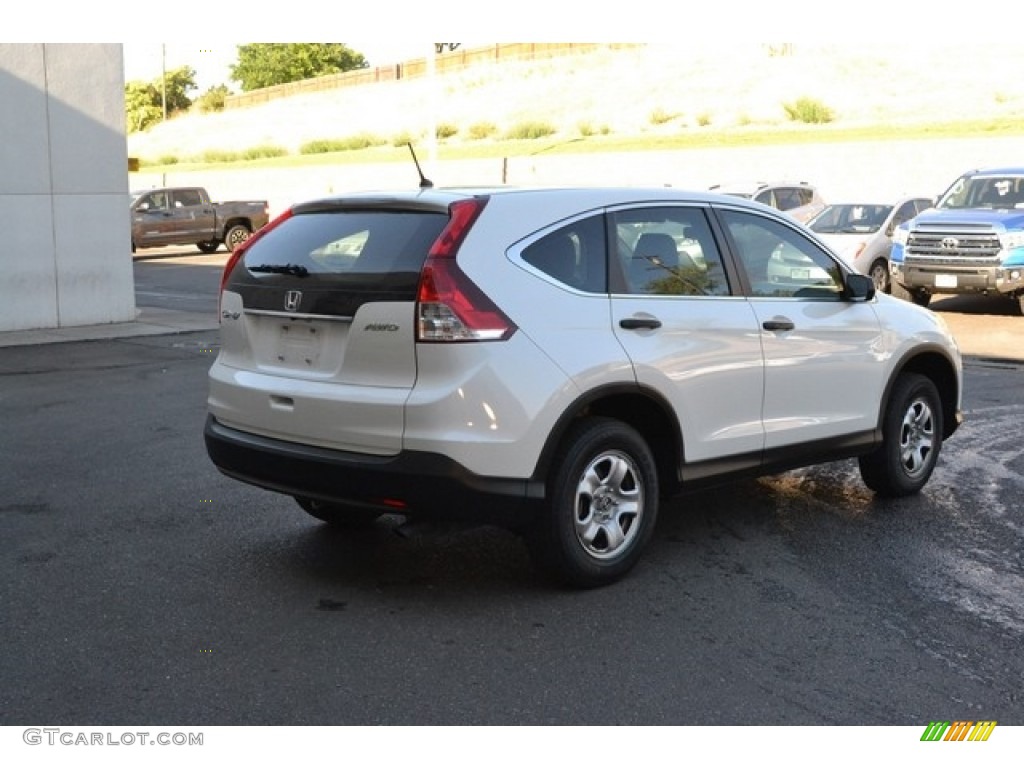 2014 CR-V LX AWD - White Diamond Pearl / Gray photo #2