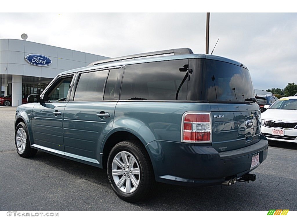 2010 Flex SE - Steel Blue Metallic / Medium Light Stone photo #5