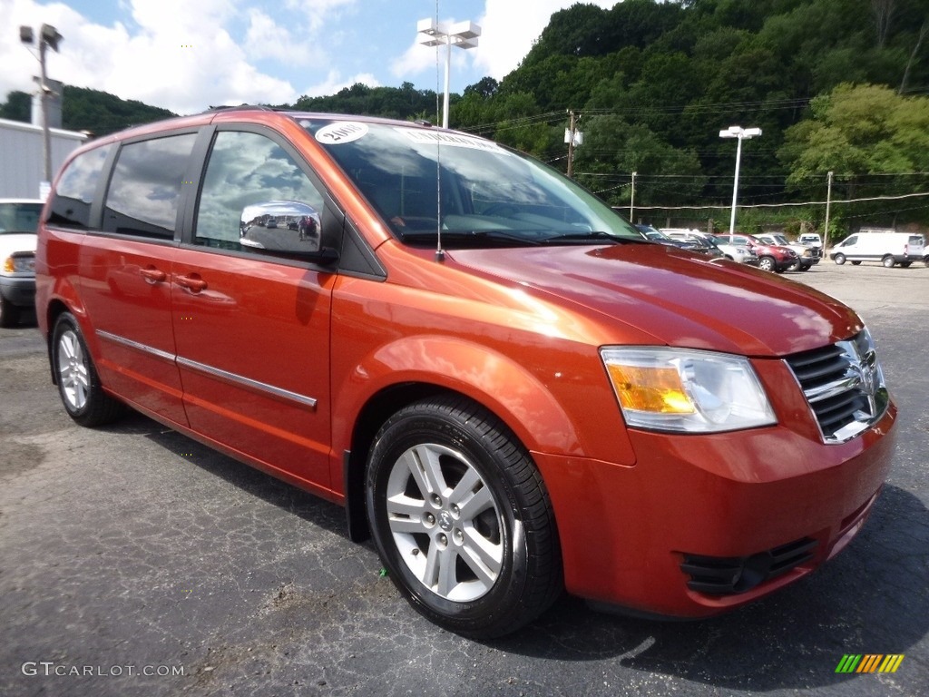 Sunburst Orange Pearl 2008 Dodge Grand Caravan SXT Exterior Photo #114806539