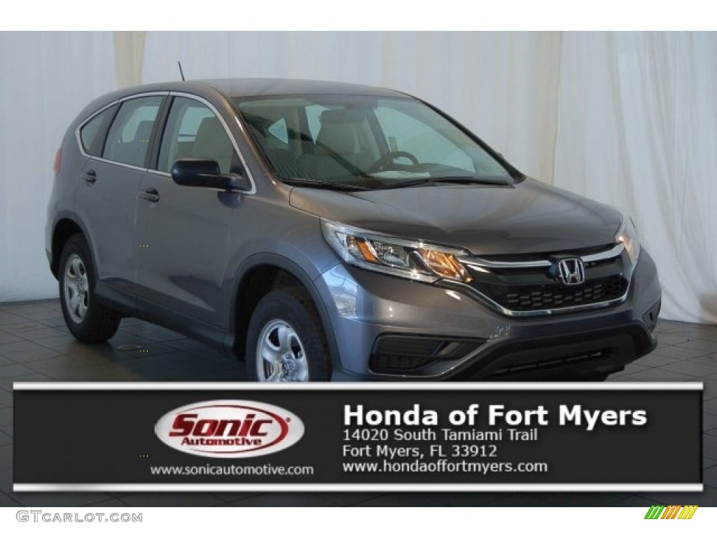 2016 CR-V LX - Modern Steel Metallic / Gray photo #1