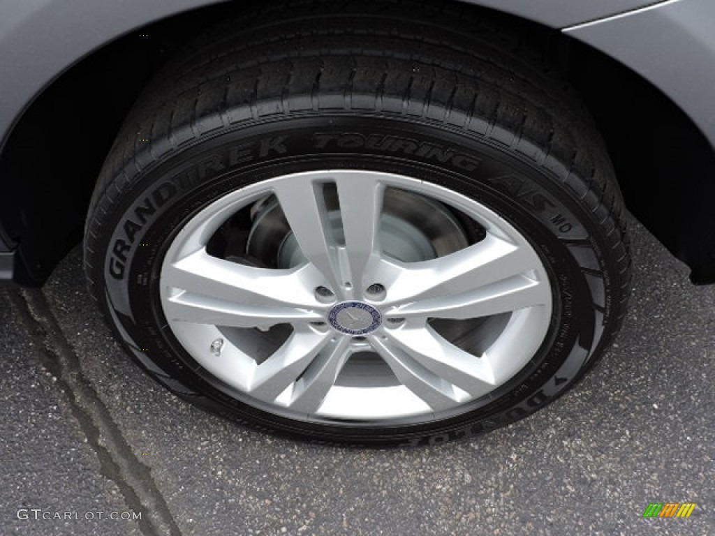 2013 ML 350 4Matic - Palladium Silver Metallic / Almond Beige photo #5