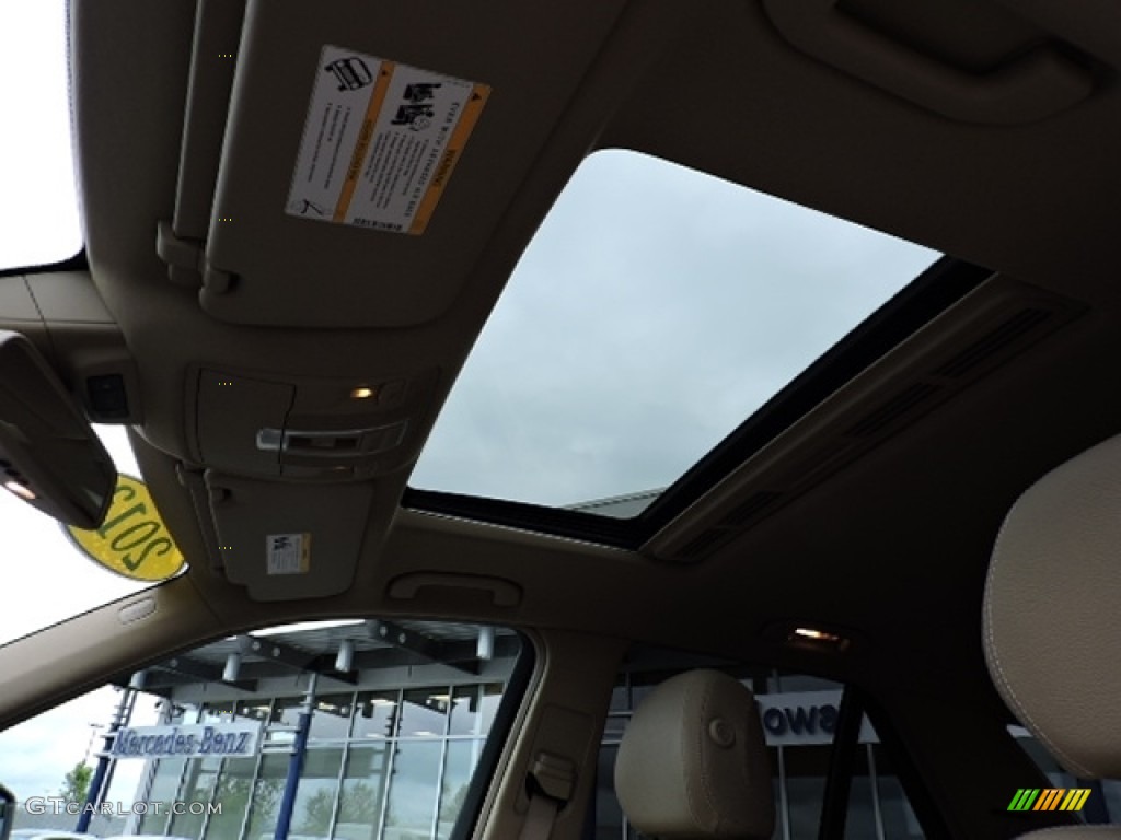 2013 ML 350 4Matic - Palladium Silver Metallic / Almond Beige photo #12