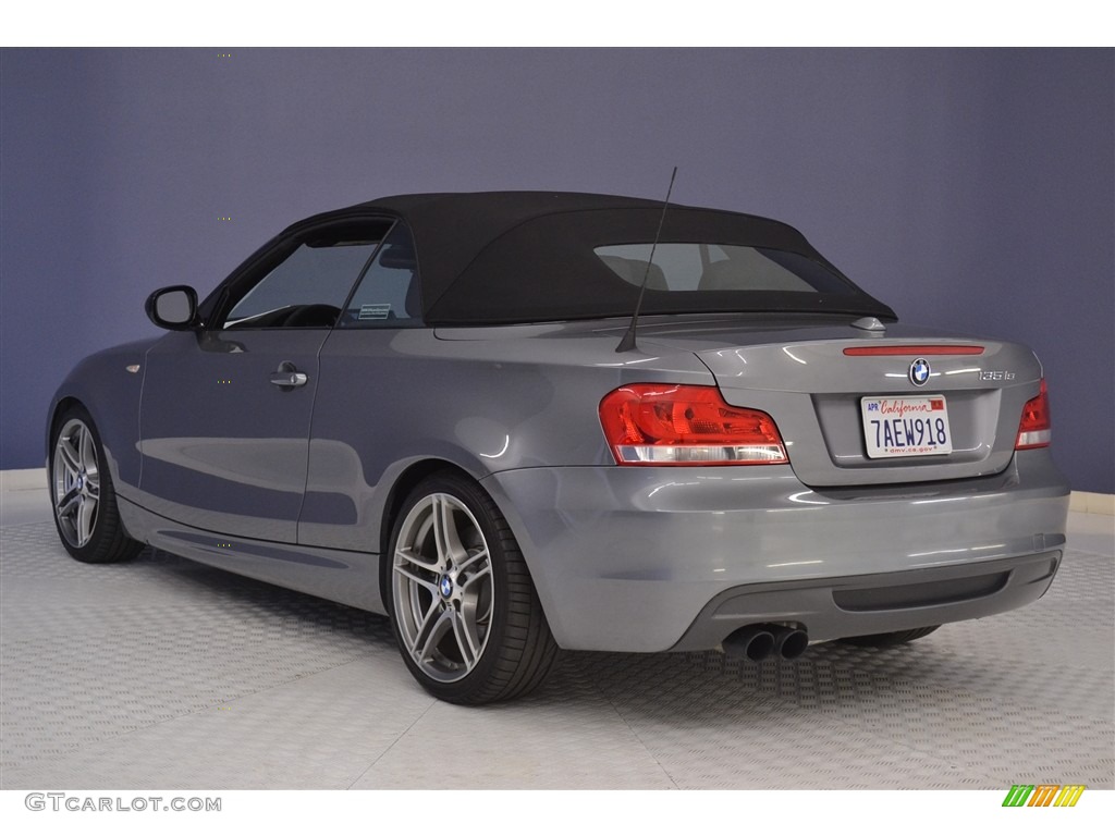 2013 1 Series 135is Convertible - Space Gray Metallic / Black photo #5