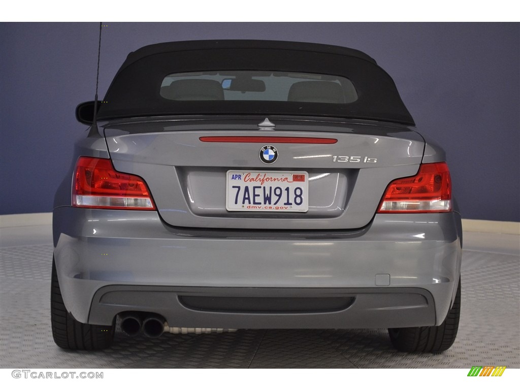 2013 1 Series 135is Convertible - Space Gray Metallic / Black photo #6