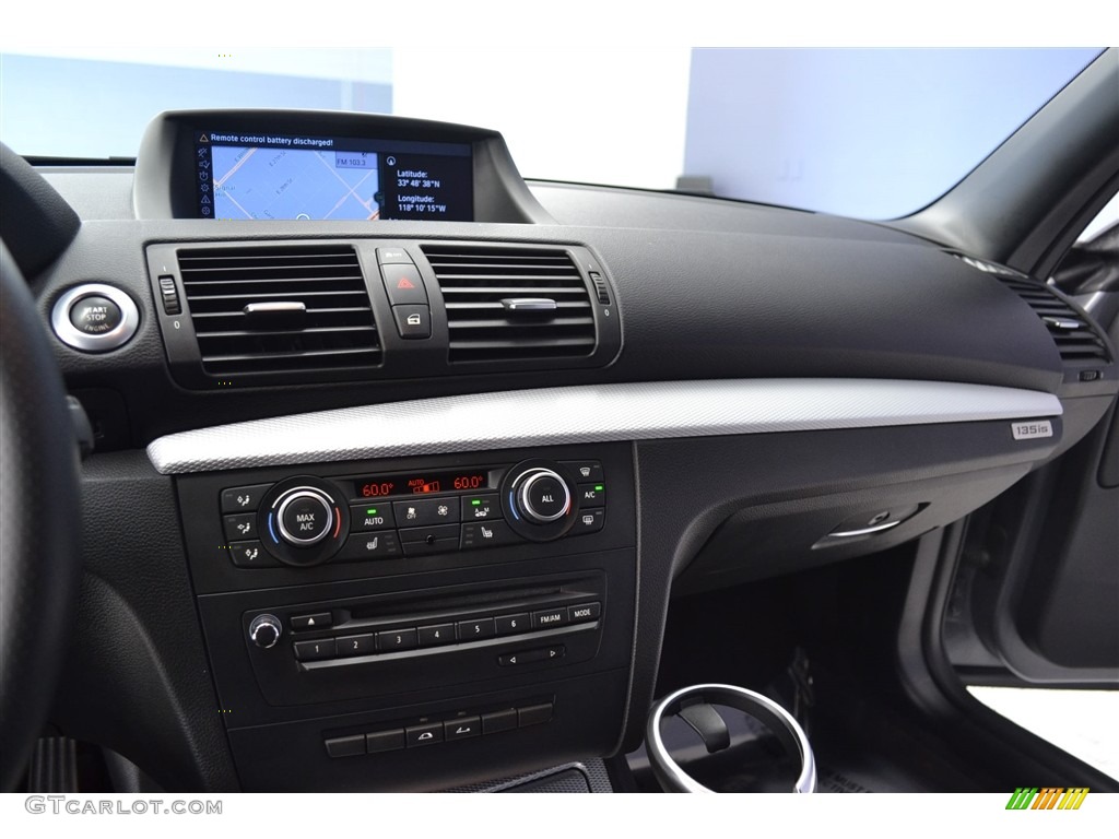 2013 1 Series 135is Convertible - Space Gray Metallic / Black photo #22