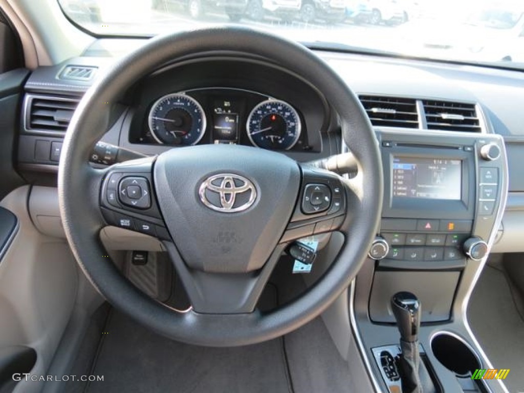 2017 Toyota Camry LE Ash Dashboard Photo #114809916