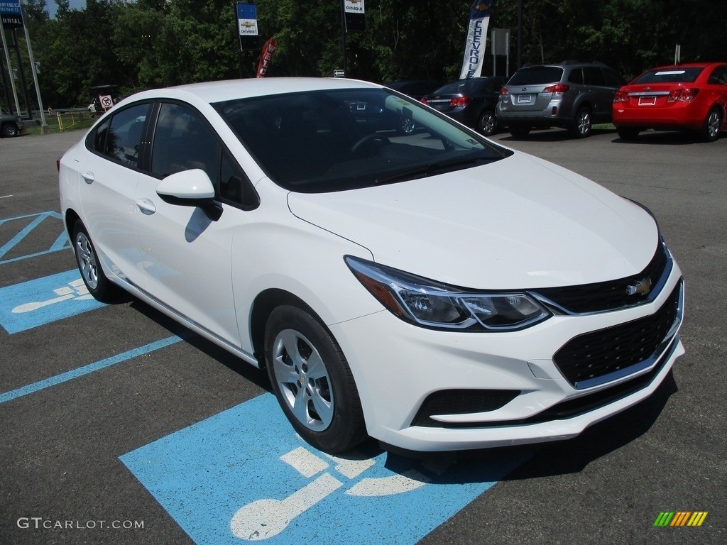 2016 Cruze LS Sedan - Summit White / Jet Black photo #8