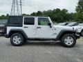 2016 Bright White Jeep Wrangler Unlimited Sport 4x4  photo #3