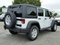 2016 Bright White Jeep Wrangler Unlimited Sport 4x4  photo #4