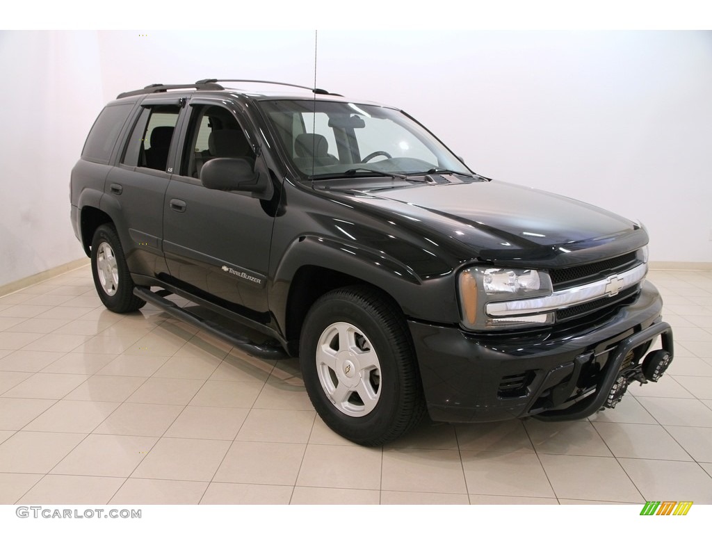 2002 TrailBlazer LS 4x4 - Onyx Black / Dark Pewter photo #1