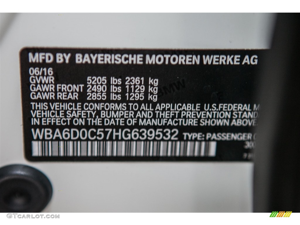 2017 6 Series 640i Gran Coupe - Alpine White / Vermilion Red photo #8