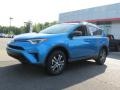 2016 Electric Storm Blue Toyota RAV4 LE  photo #3