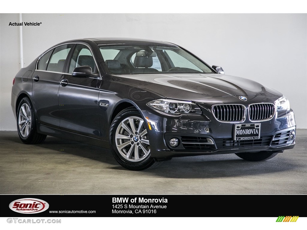 2016 5 Series 528i Sedan - Dark Graphite Metallic / Black photo #1