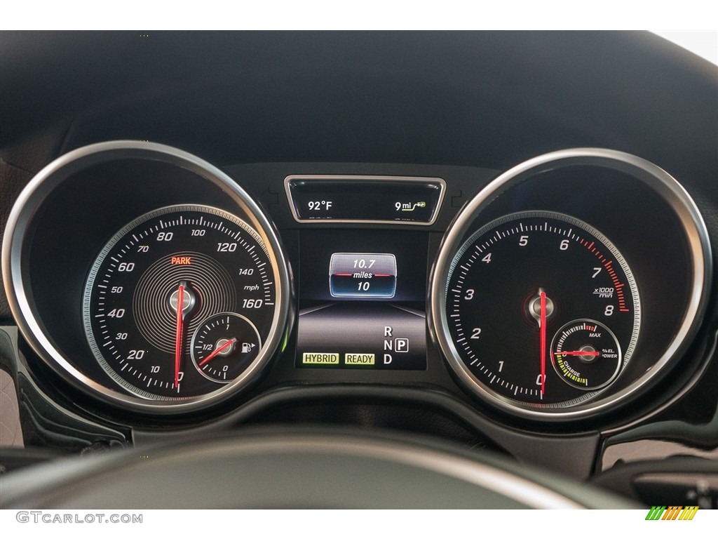 2016 Mercedes-Benz GLE 550e Gauges Photo #114816476