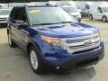 2014 Deep Impact Blue Ford Explorer XLT  photo #3