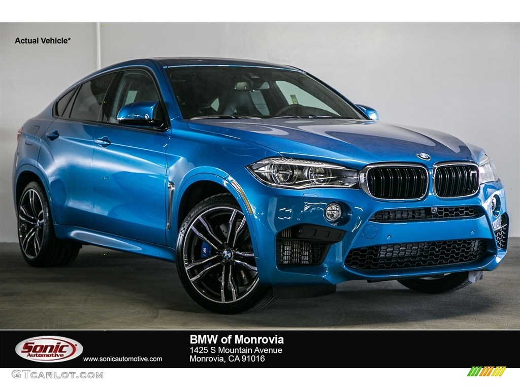 Long Beach Blue Metallic BMW X6 M