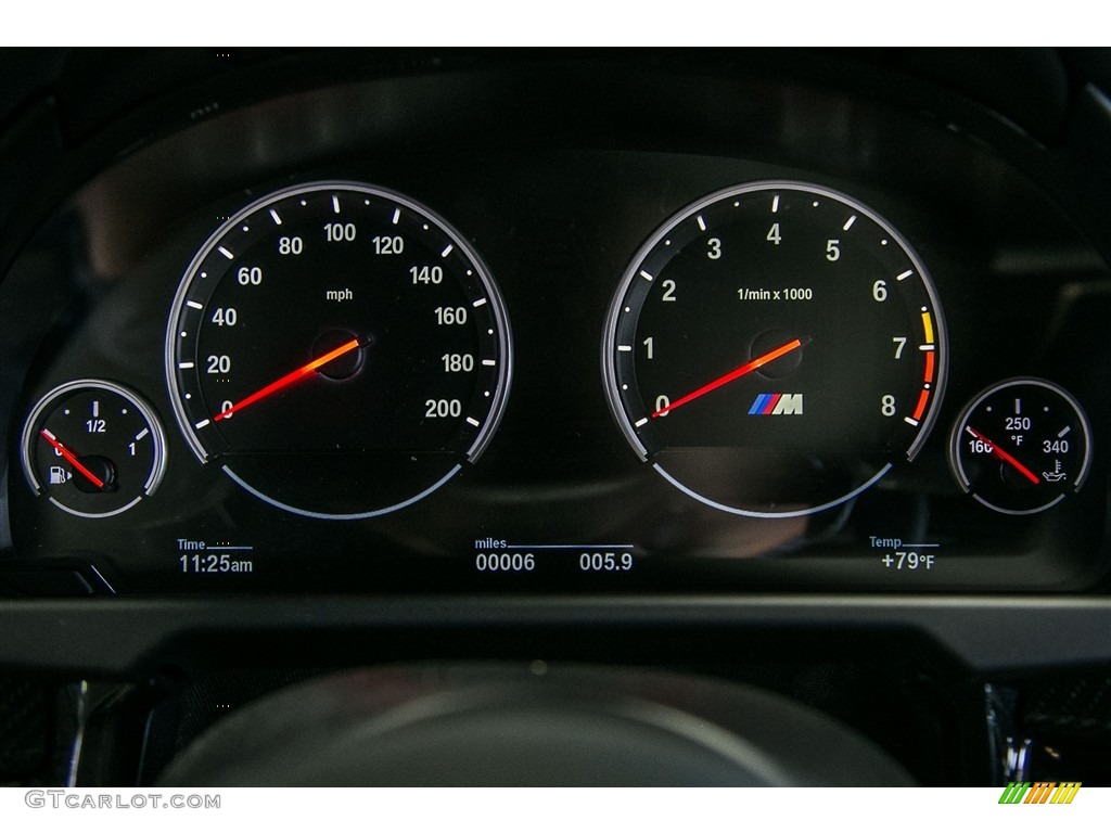 2016 BMW X6 M Standard X6 M Model Gauges Photo #114817709