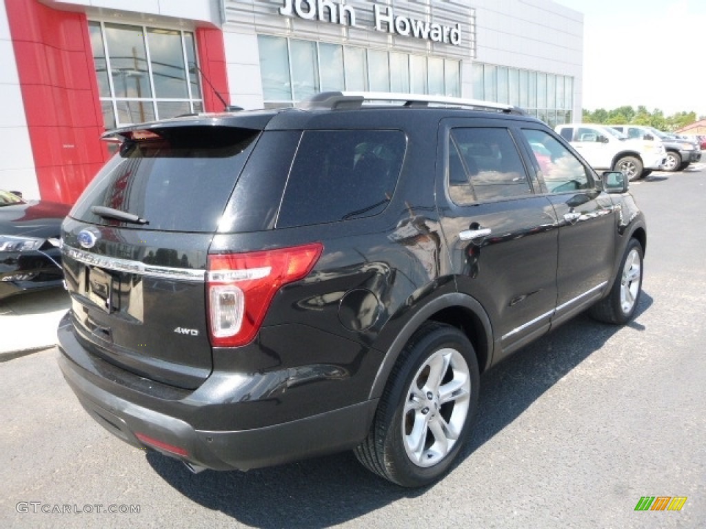 2015 Explorer Limited 4WD - Tuxedo Black / Charcoal Black photo #8