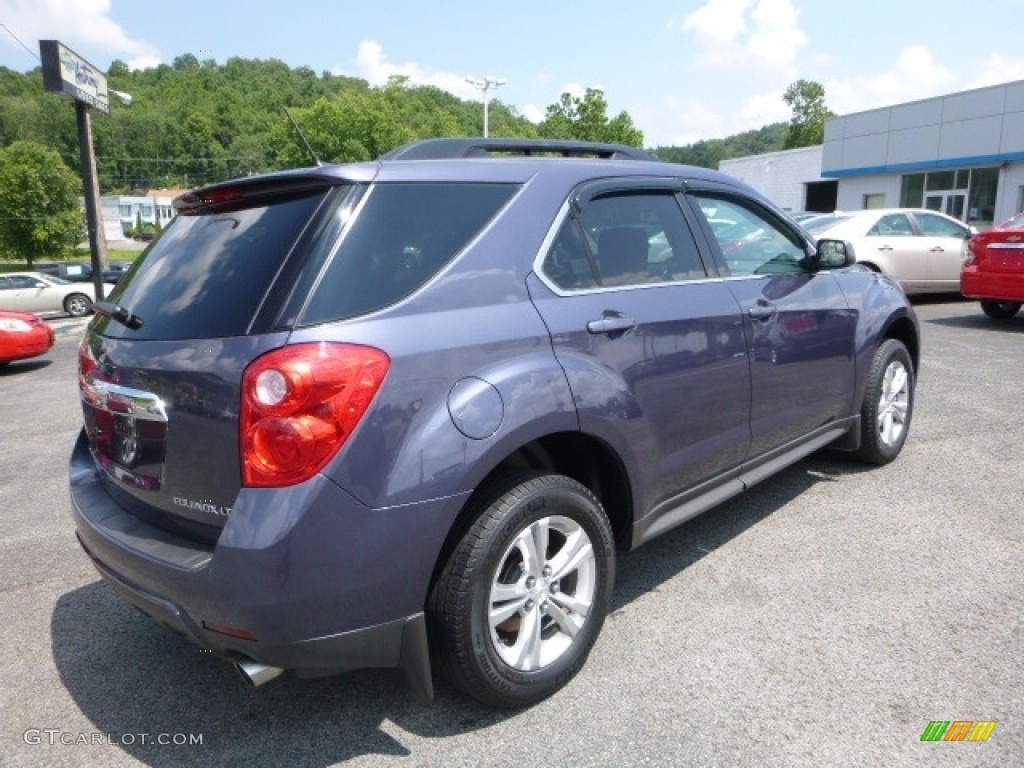 2014 Equinox LT AWD - Atlantis Blue Metallic / Light Titanium/Jet Black photo #7