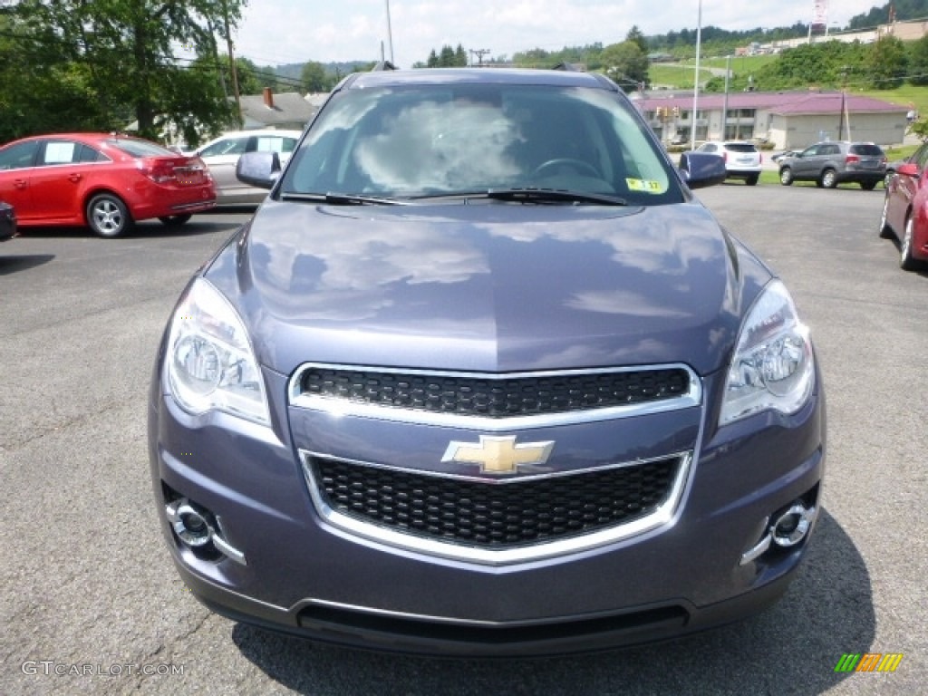 2014 Equinox LT AWD - Atlantis Blue Metallic / Light Titanium/Jet Black photo #12