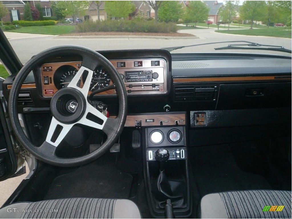 Grey/Black Interior 1980 Volkswagen Scirocco Coupe Photo #114825272