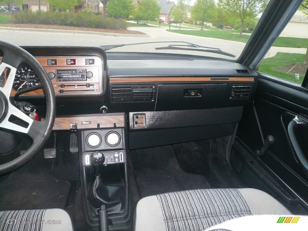 1980 Volkswagen Scirocco Coupe Grey/Black Dashboard Photo #114825296
