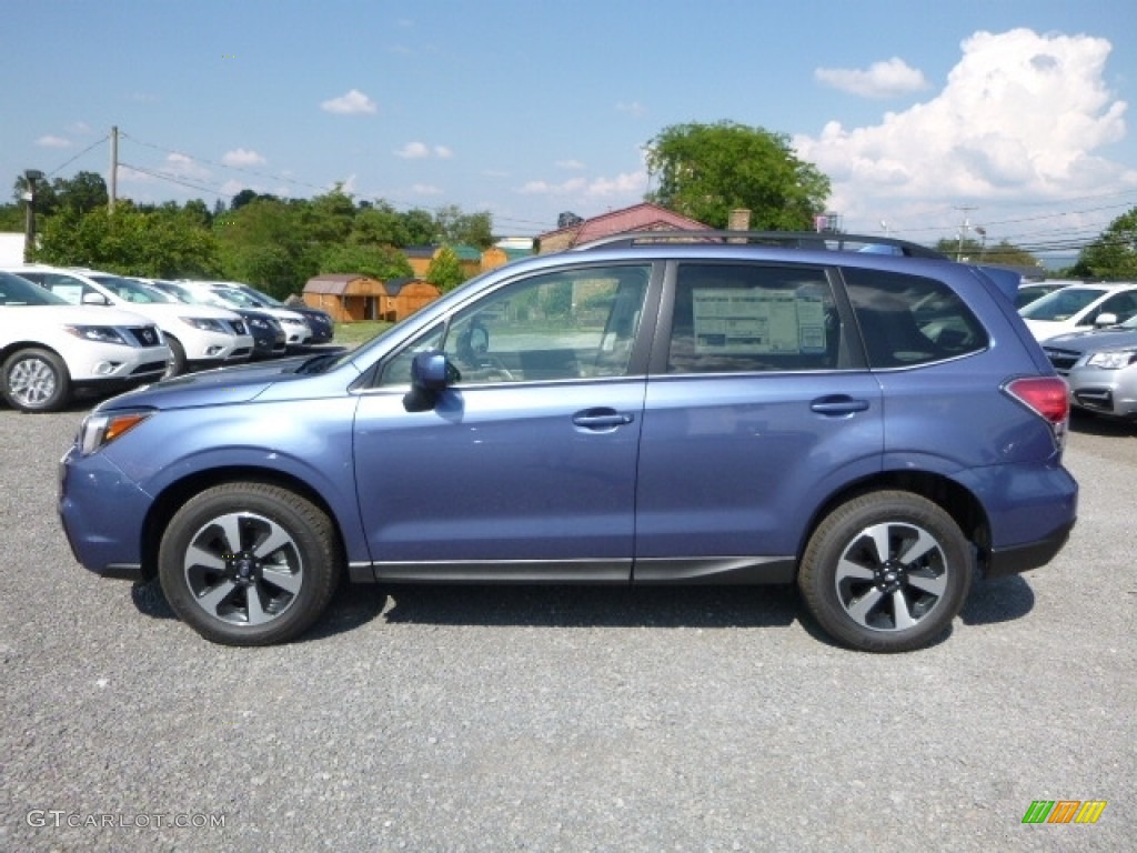 2017 Forester 2.5i Limited - Quartz Blue Pearl / Gray photo #11