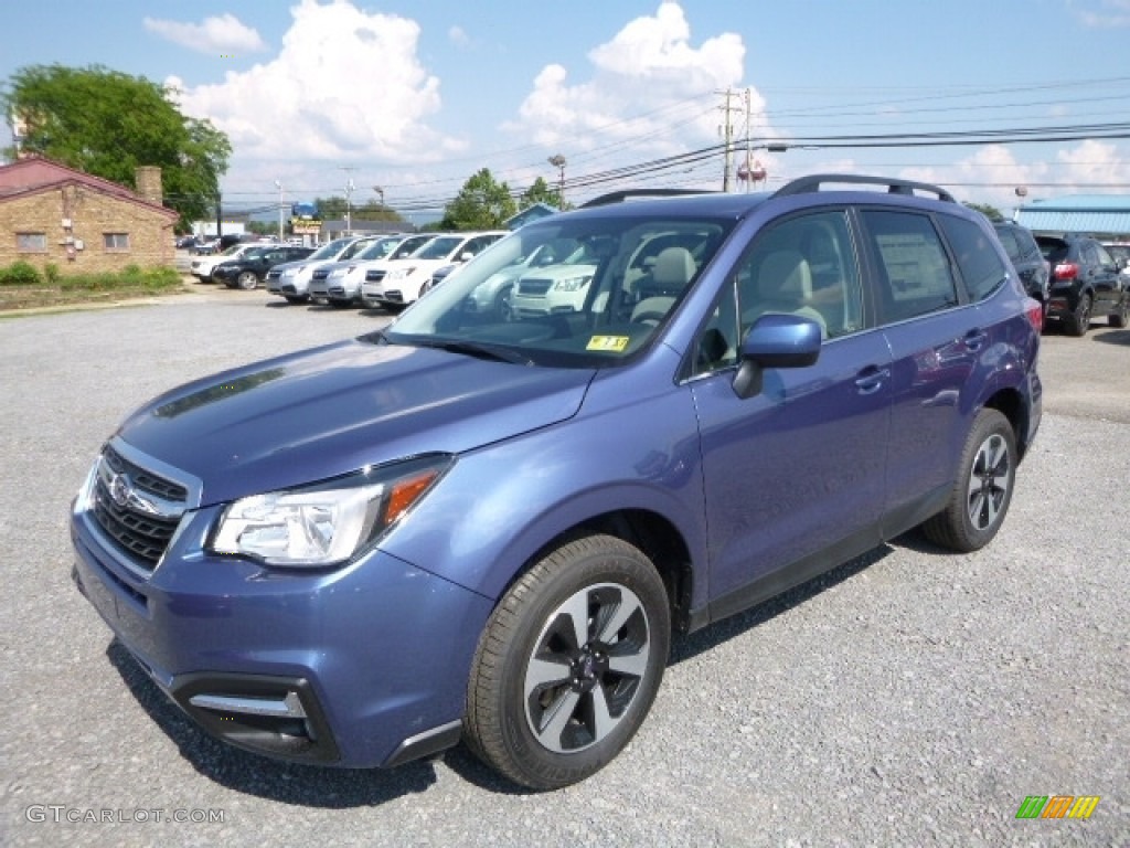 2017 Forester 2.5i Limited - Quartz Blue Pearl / Gray photo #12