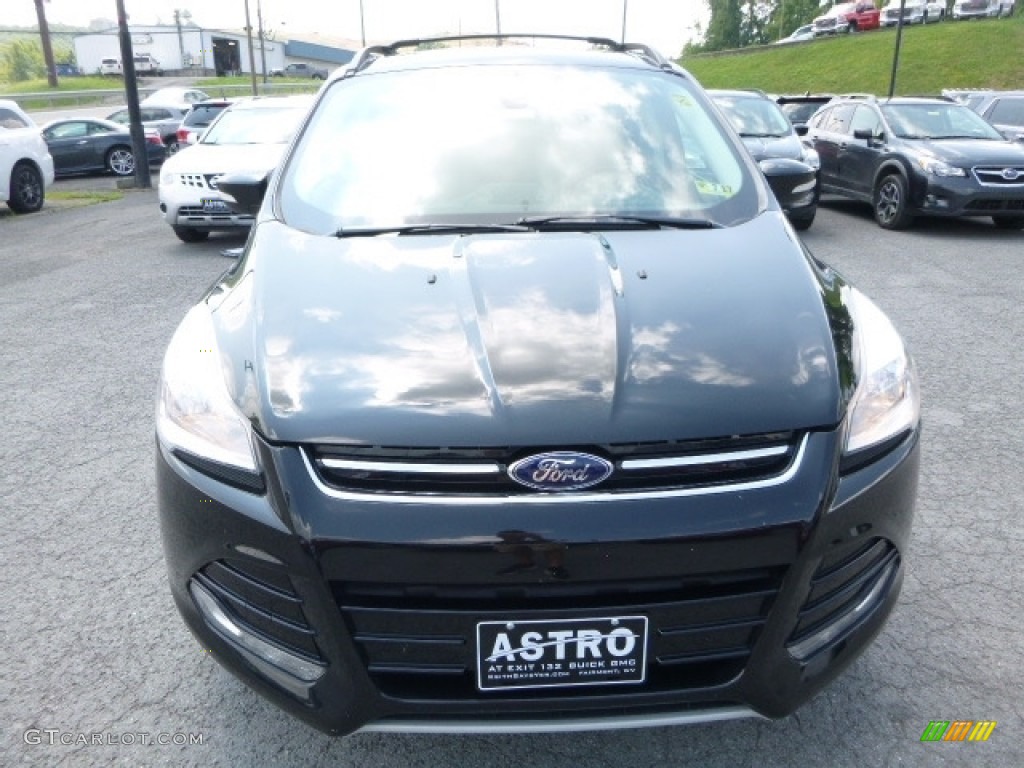 2013 Escape SEL 1.6L EcoBoost 4WD - Tuxedo Black Metallic / Medium Light Stone photo #12