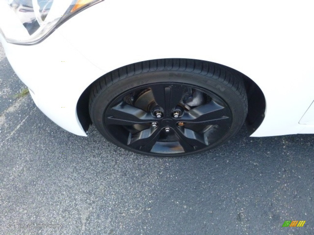 2012 Veloster  - Century White / Black/Red photo #2