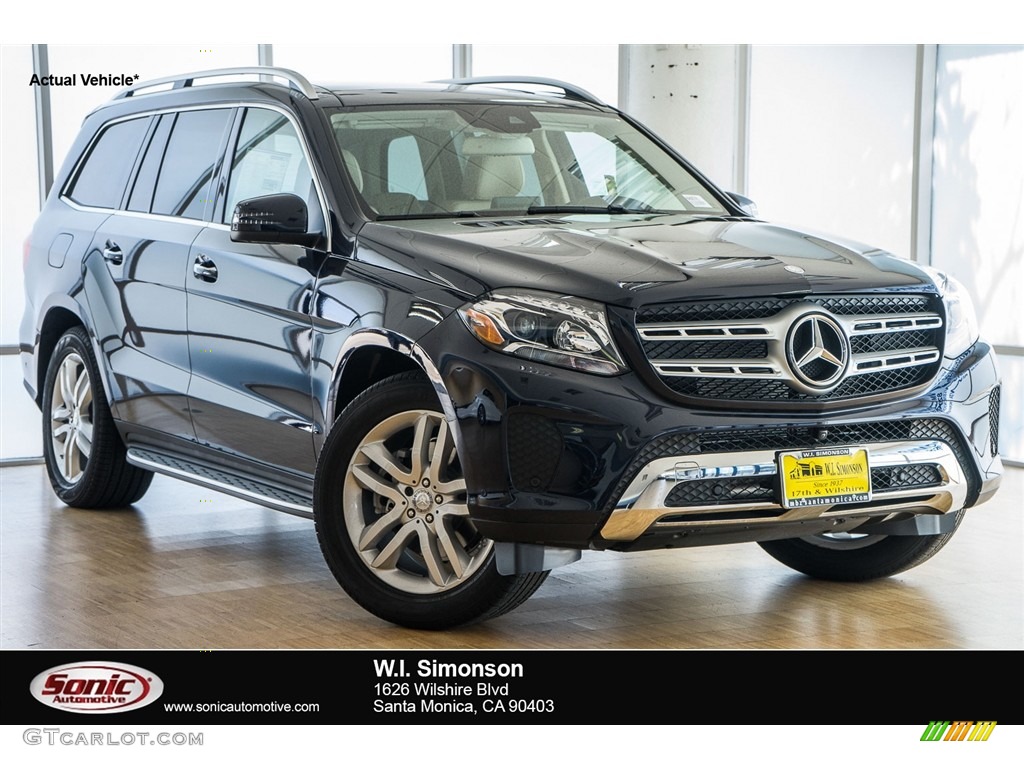 2017 GLS 450 4Matic - Lunar Blue Metallic / Ginger Beige/Espresso Brown photo #1