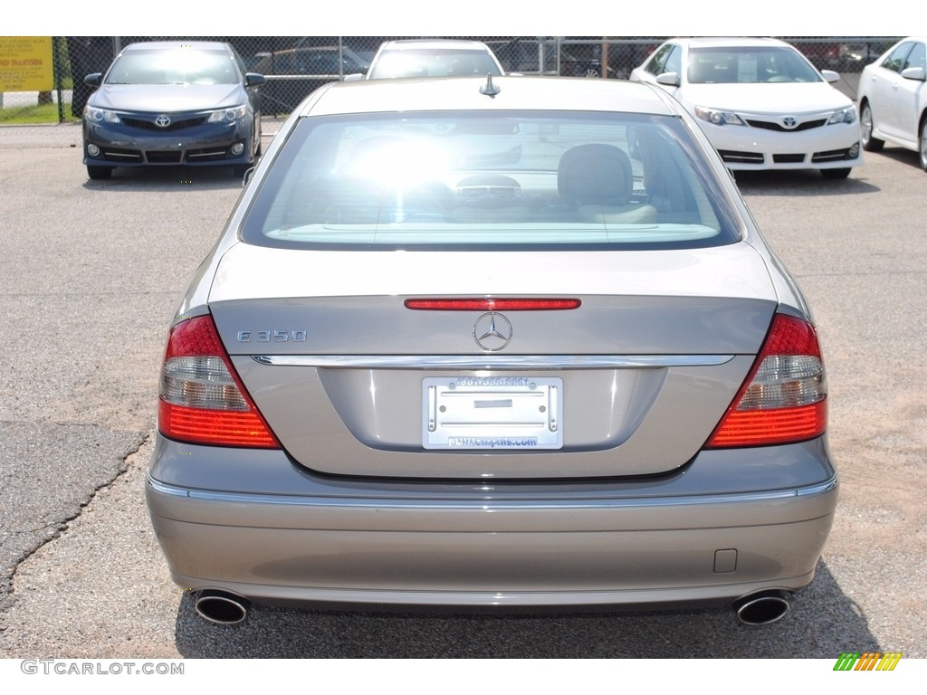 2008 E 350 Sedan - Indium Grey Metallic / Cashmere photo #4