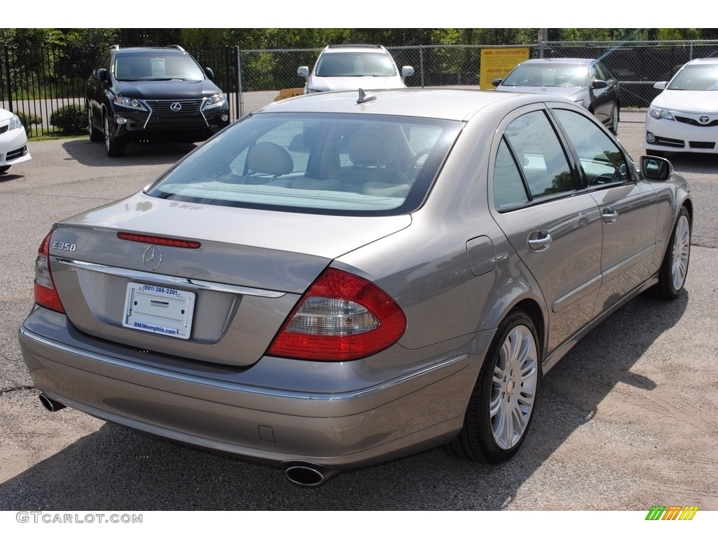 2008 E 350 Sedan - Indium Grey Metallic / Cashmere photo #5