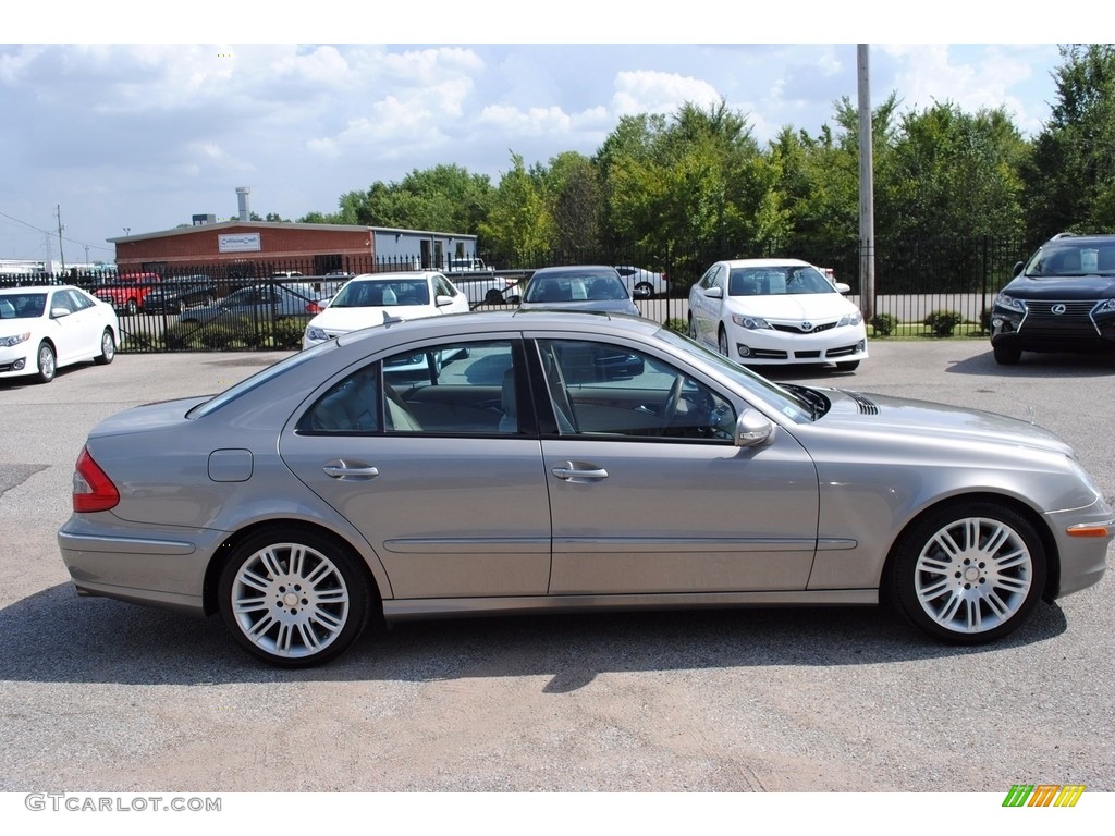 2008 E 350 Sedan - Indium Grey Metallic / Cashmere photo #6