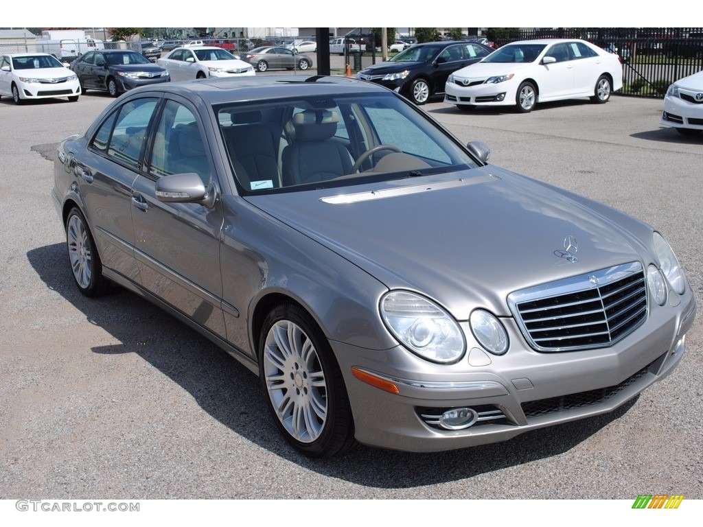 2008 E 350 Sedan - Indium Grey Metallic / Cashmere photo #7