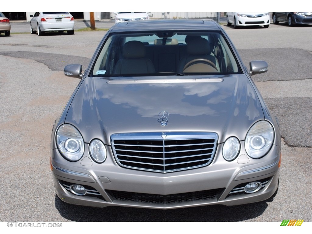 2008 E 350 Sedan - Indium Grey Metallic / Cashmere photo #8
