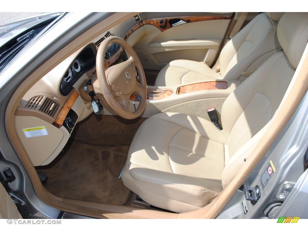 2008 E 350 Sedan - Indium Grey Metallic / Cashmere photo #12