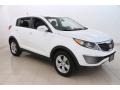 Clear White 2013 Kia Sportage LX AWD