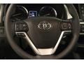 Black 2016 Toyota Highlander Hybrid Limited Platinum AWD Steering Wheel