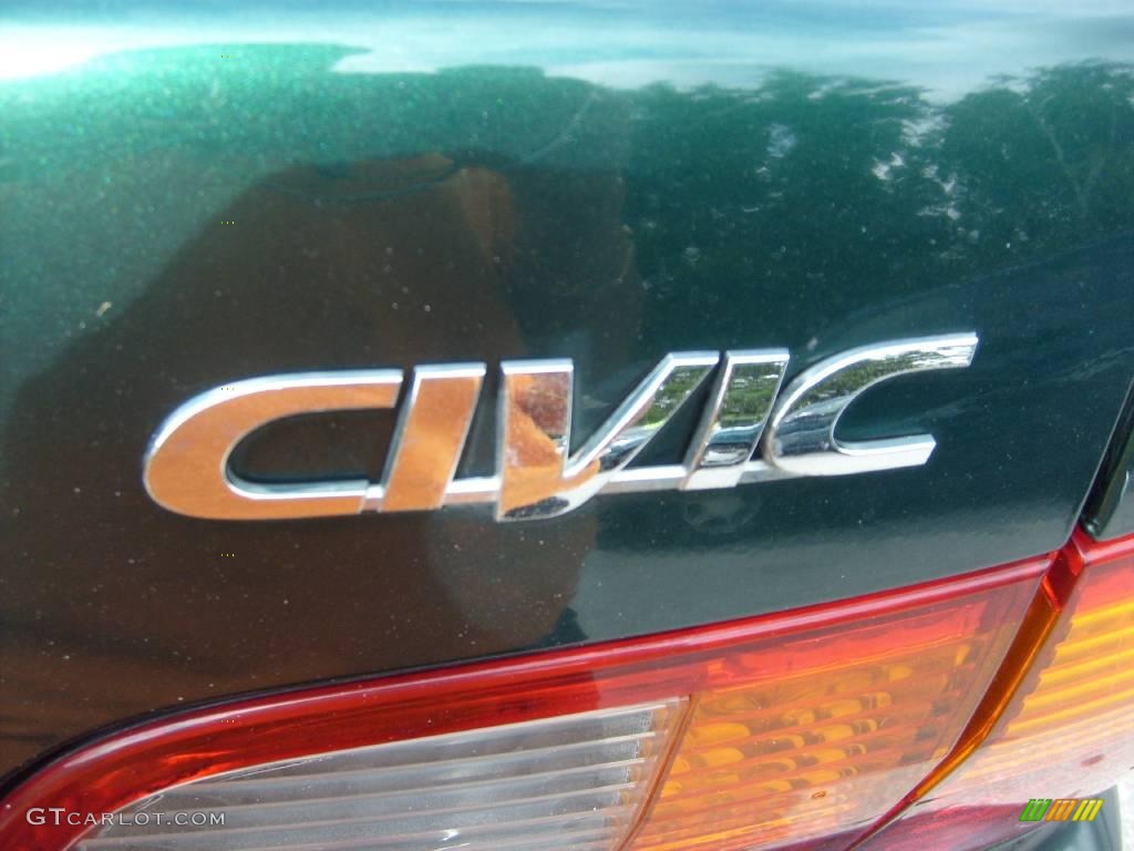 1999 Civic VP Sedan - Clover Green Pearl / Beige photo #11