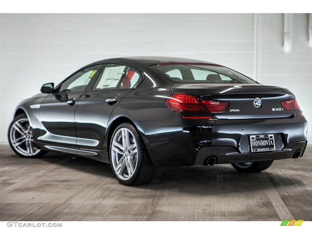 2017 6 Series 640i xDrive Gran Coupe - Black Sapphire Metallic / Black photo #3