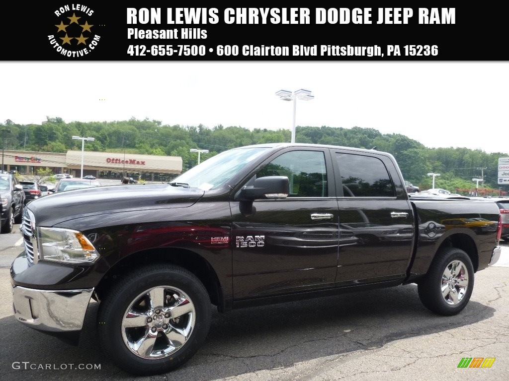 2016 1500 Big Horn Crew Cab 4x4 - Luxury Brown Pearl / Canyon Brown/Light Frost Beige photo #1