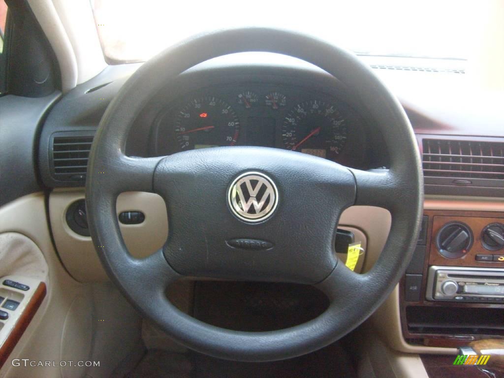 1999 Passat GLS V6 Sedan - Elegance Green Metallic / Beige photo #22