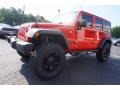 2016 Firecracker Red Jeep Wrangler Unlimited Sport 4x4  photo #3