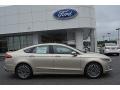 White Gold 2017 Ford Fusion Titanium Exterior