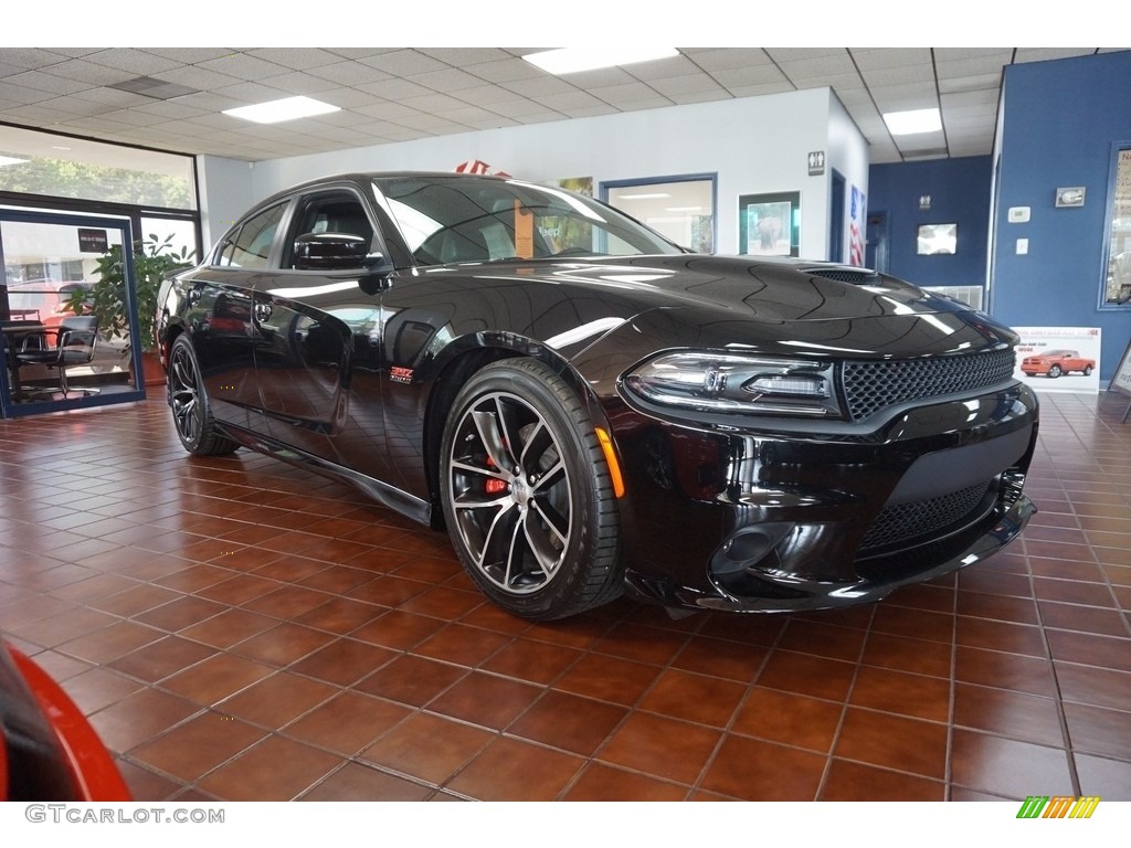 Pitch Black 2016 Dodge Charger R/T Scat Pack Exterior Photo #114839628