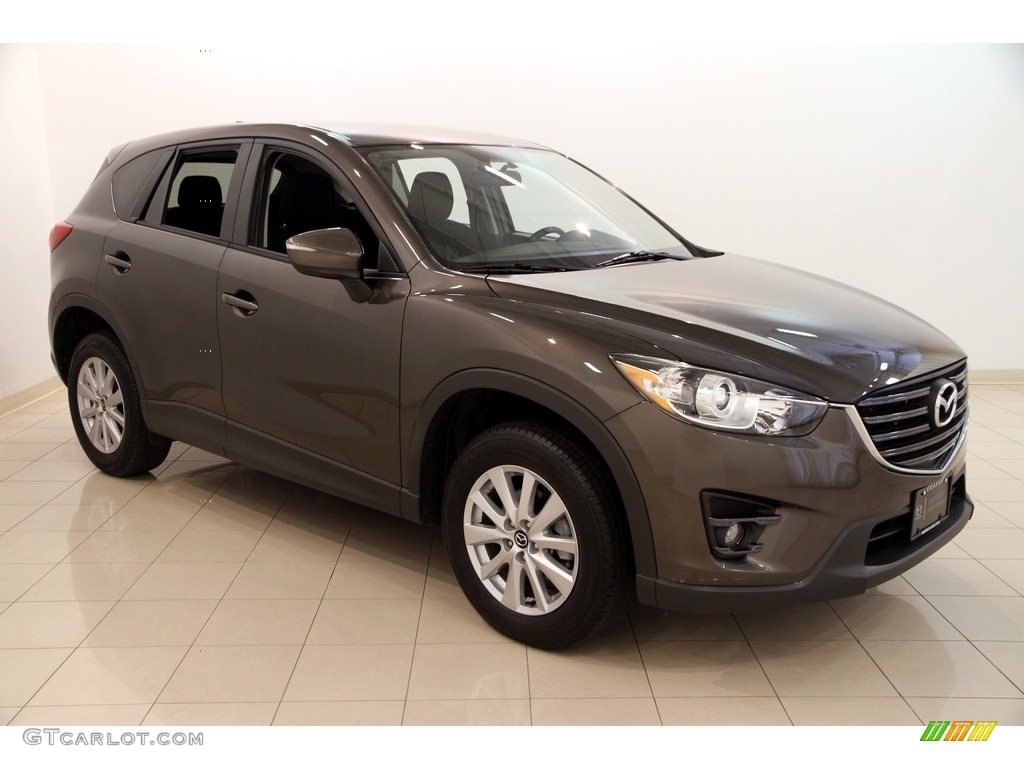 2016 CX-5 Touring AWD - Titanium Flash Mica / Black photo #1