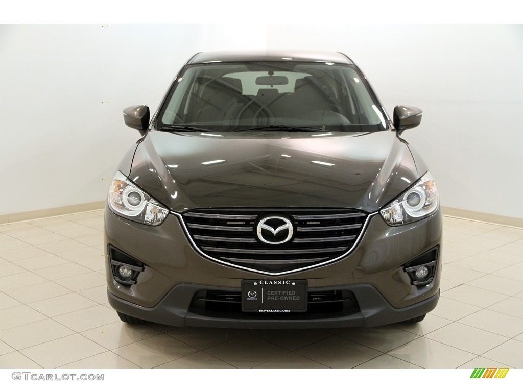 2016 CX-5 Touring AWD - Titanium Flash Mica / Black photo #2