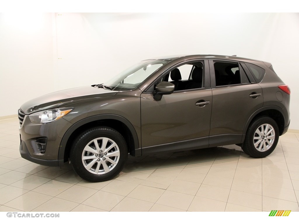 2016 CX-5 Touring AWD - Titanium Flash Mica / Black photo #3