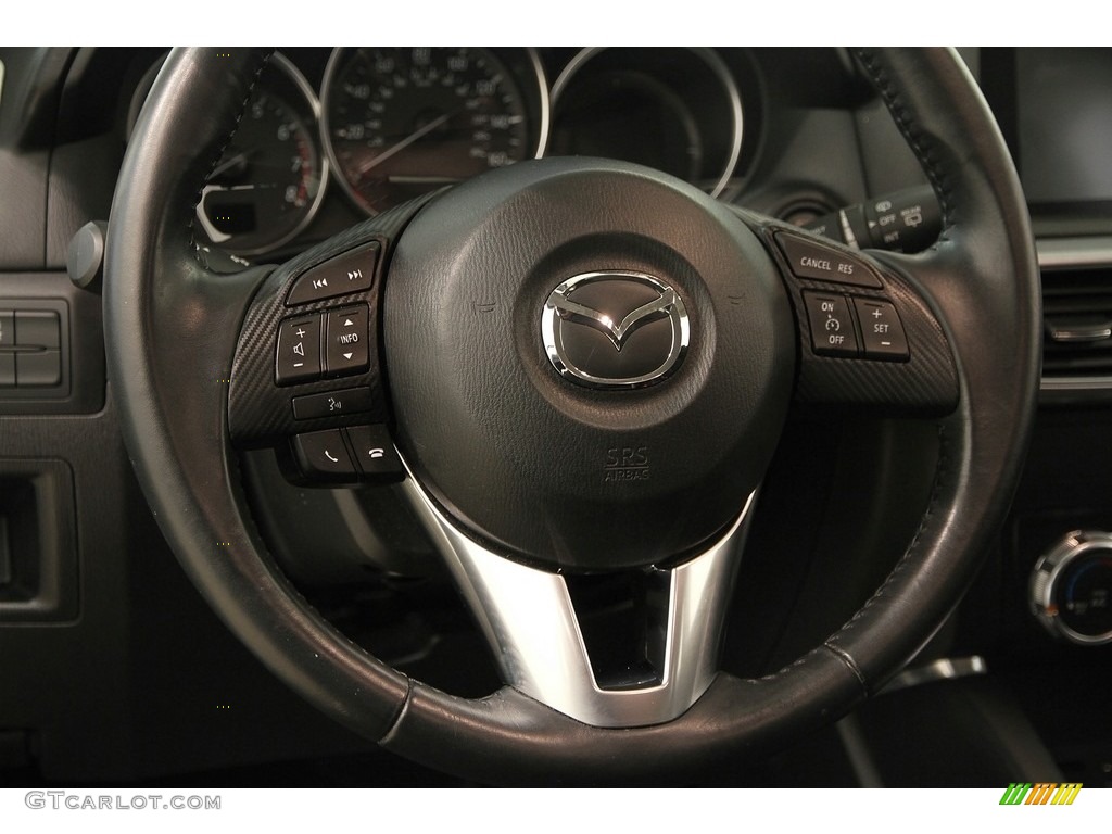 2016 CX-5 Touring AWD - Titanium Flash Mica / Black photo #6